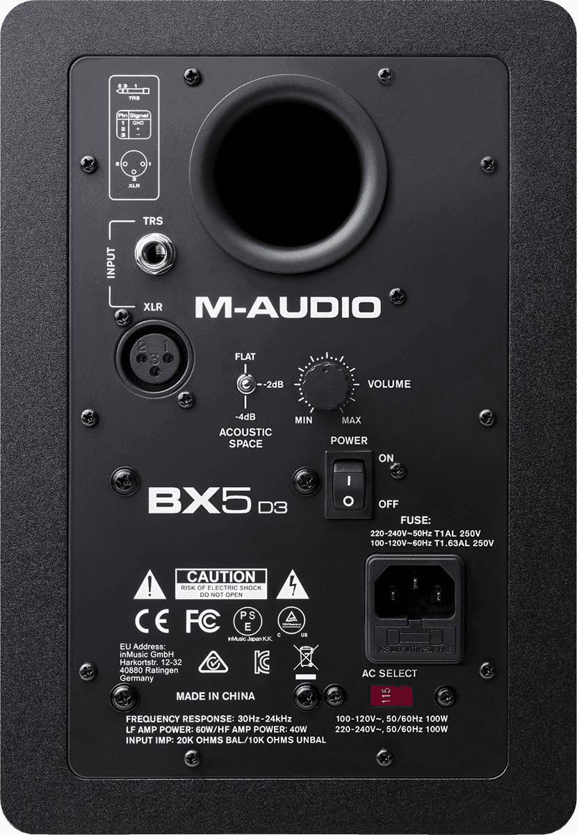 M-audio Bx5d3 Single - La PiÈce - Actieve studiomonitor - Variation 2