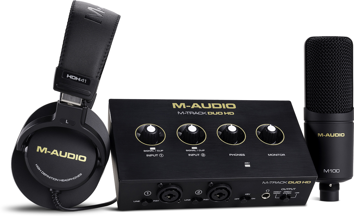 M-audio Pack M-track Duo Hd - Home studio set - Main picture