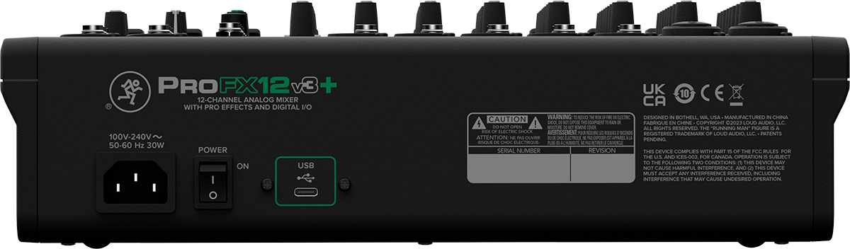Mackie Profx 12 V3+ - Analoge Mengtafel - Variation 1