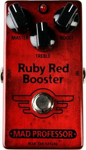 Mad Professor Ruby Red Booster - Volume/boost/expression effect pedaal - Main picture