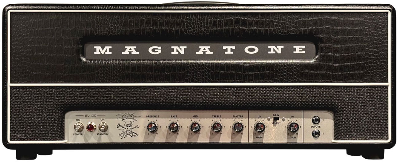 Magnatone Slash Sl-100 Blackout Edition Head Signature 100w El34 - Gitaarversterker top - Main picture