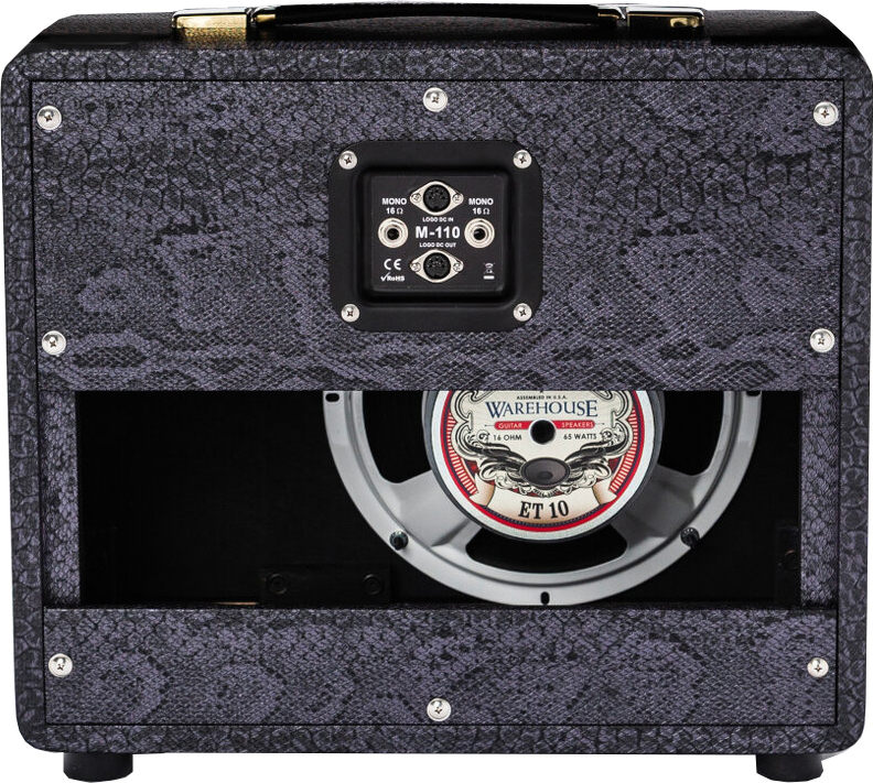 Magnatone Slash Baby M80 1x10 Guitar Cab. Signature 65w 8-ohms Purple Python - Elektrische gitaar speakerkast - Variation 1