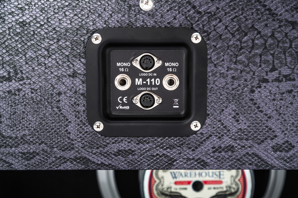 Magnatone Slash Baby M80 1x10 Guitar Cab. Signature 65w 8-ohms Purple Python - Elektrische gitaar speakerkast - Variation 2