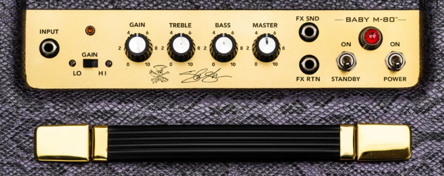 Magnatone Slash Baby M80 Combo Signature 12w 1x10 Purple Python - Combo voor elektrische gitaar - Variation 3