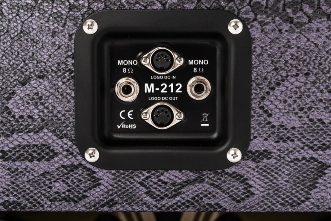 Magnatone Slash Super Fifty-nine M80 212 Guitar Cab. Signature 2x12 180w 8-ohms Purple Python - Elektrische gitaar speakerkast - Variation 1