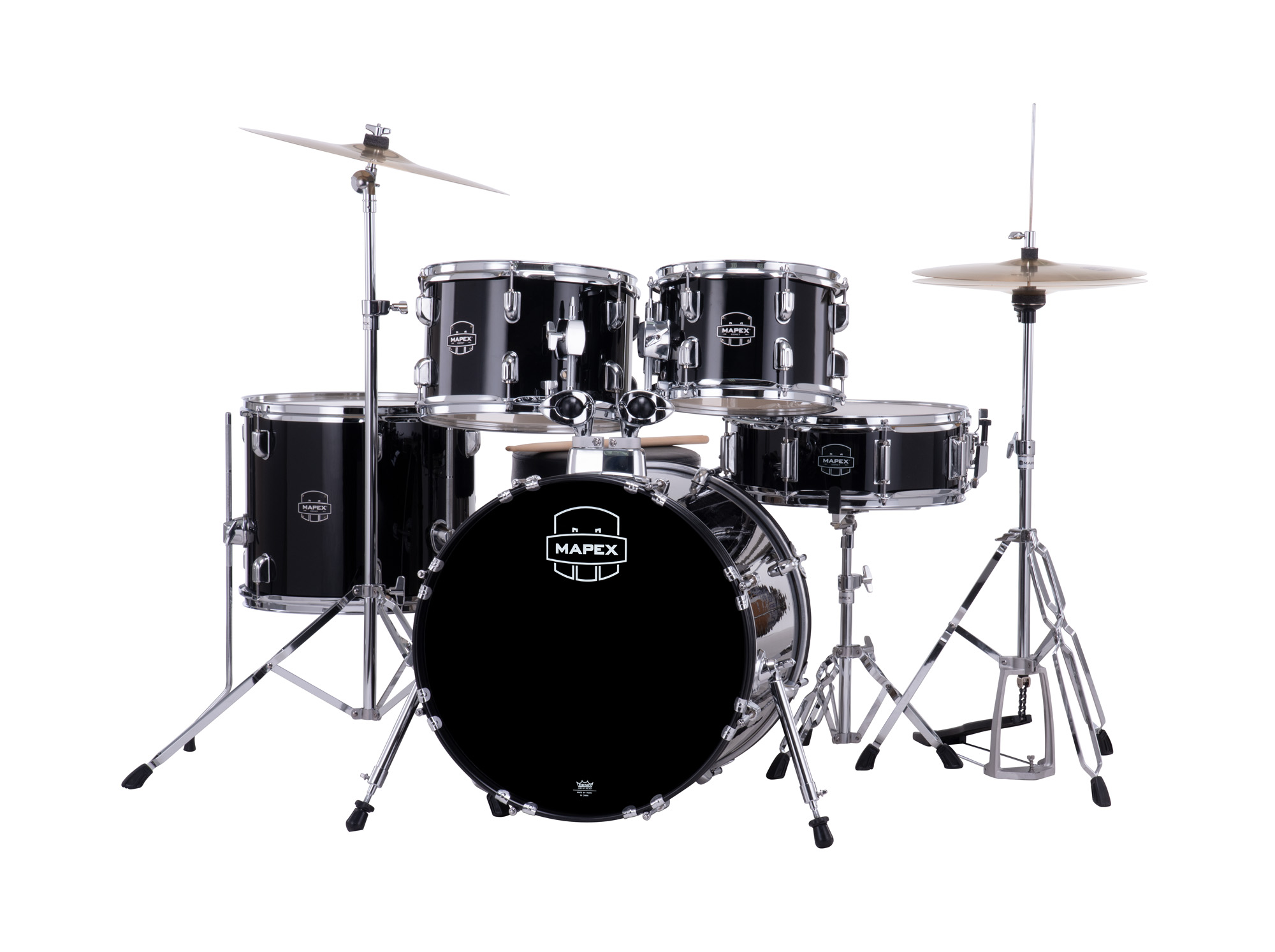 Mapex Comet 18 Jazz Junior Kit - Noir - Junior drumstel - Variation 2