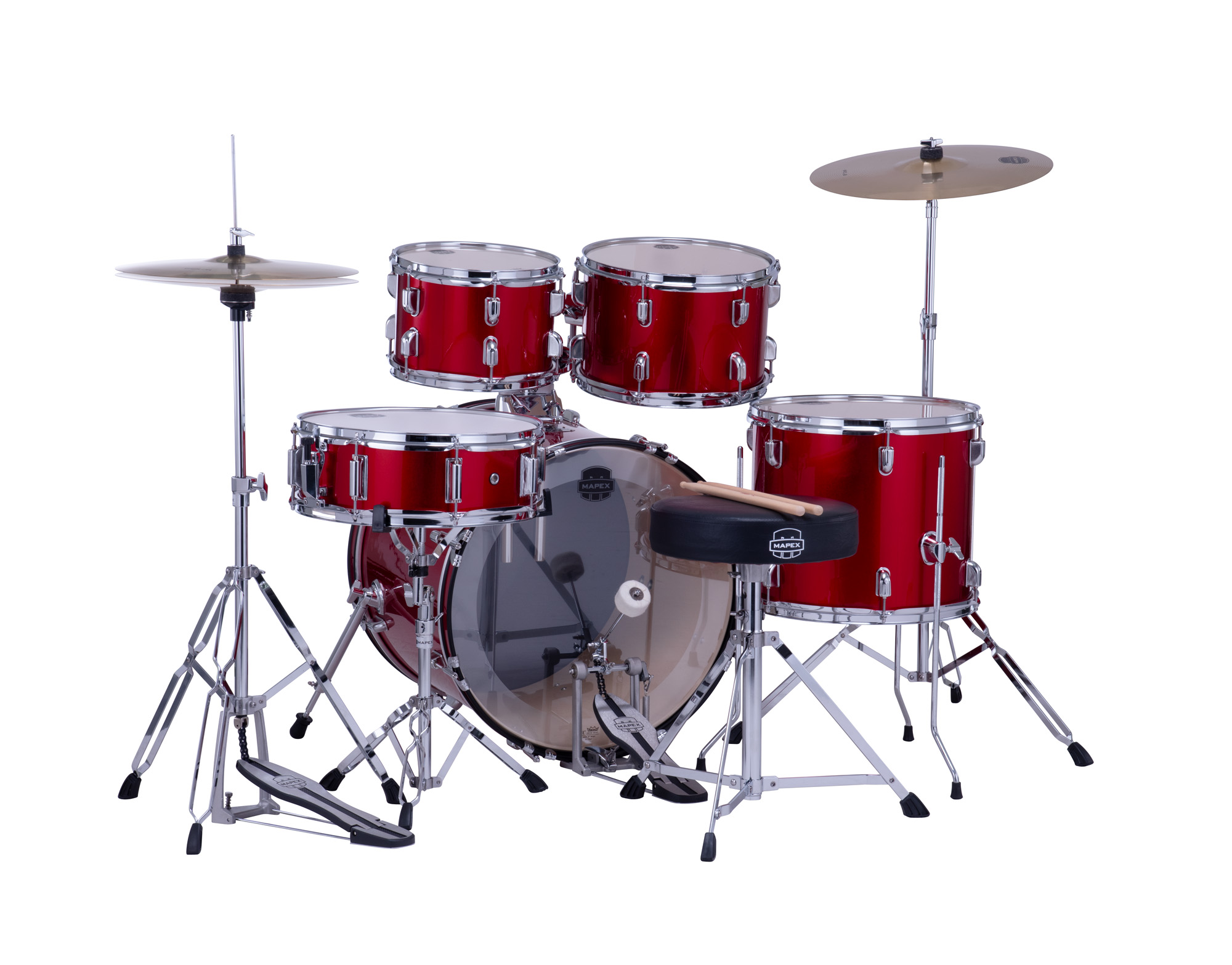 Mapex Comet 20 Fusion Kit - 5 FÛts - Infra Red - Fusion drumstel - Variation 2