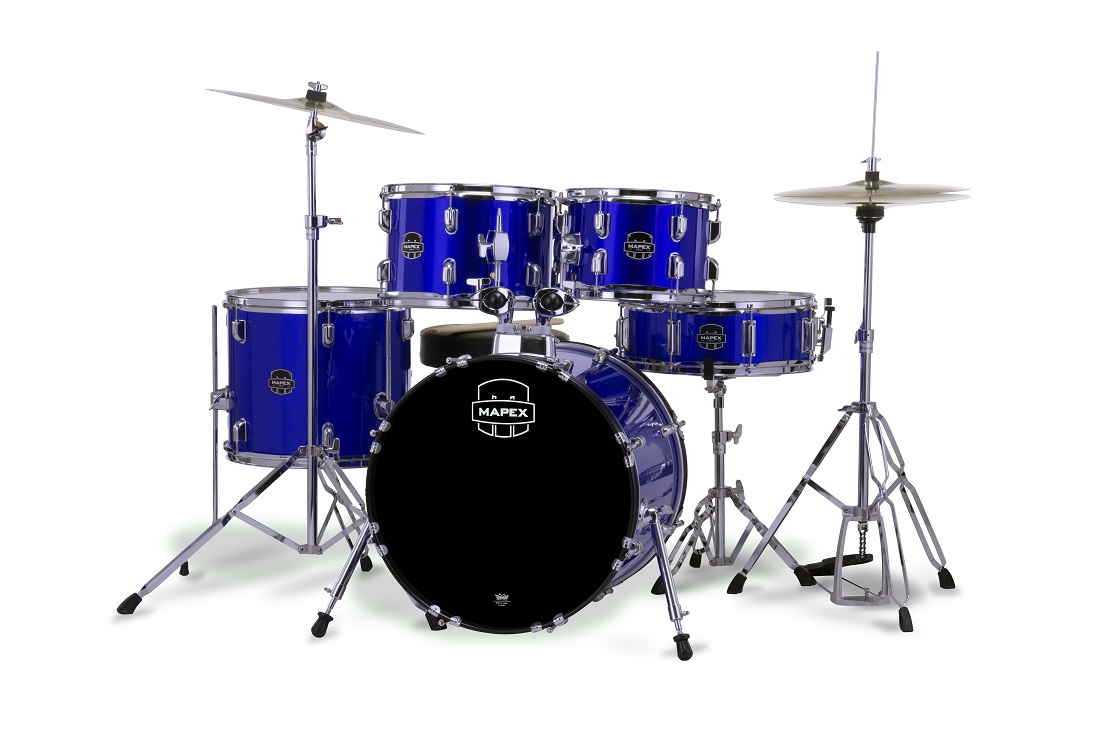 Mapex Comet 20 Fusion Kit - Indigo Blue - Fusion drumstel - Variation 2