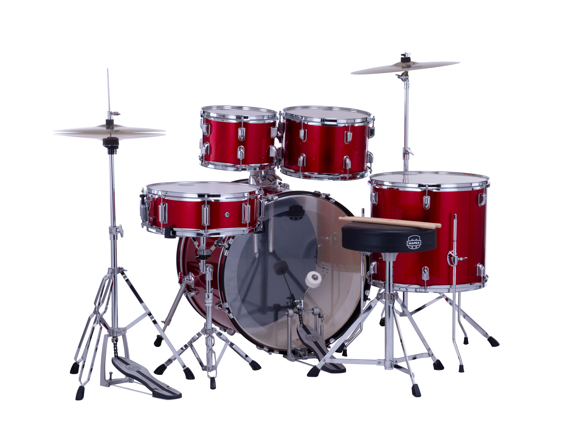 Mapex Comet 22 Stage Kit - Infra Red - Stage drumstel - Variation 1