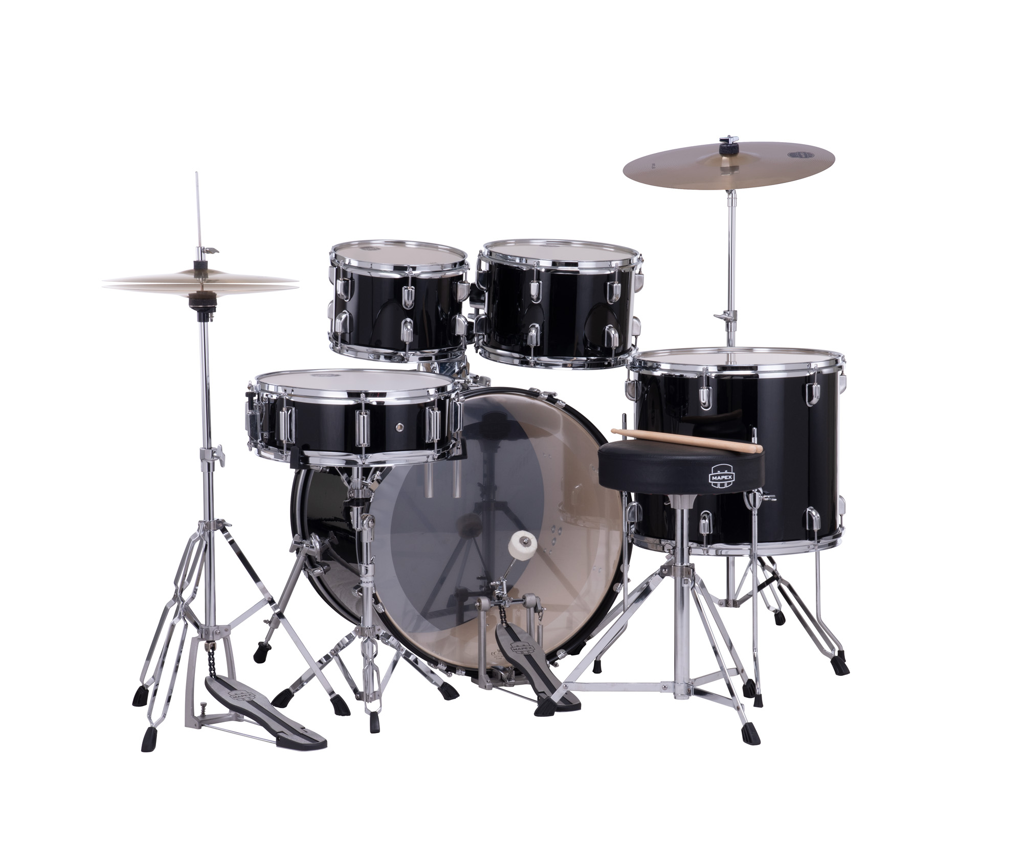 Mapex Comet 22 Stage Kit - Noir - Stage drumstel - Variation 2