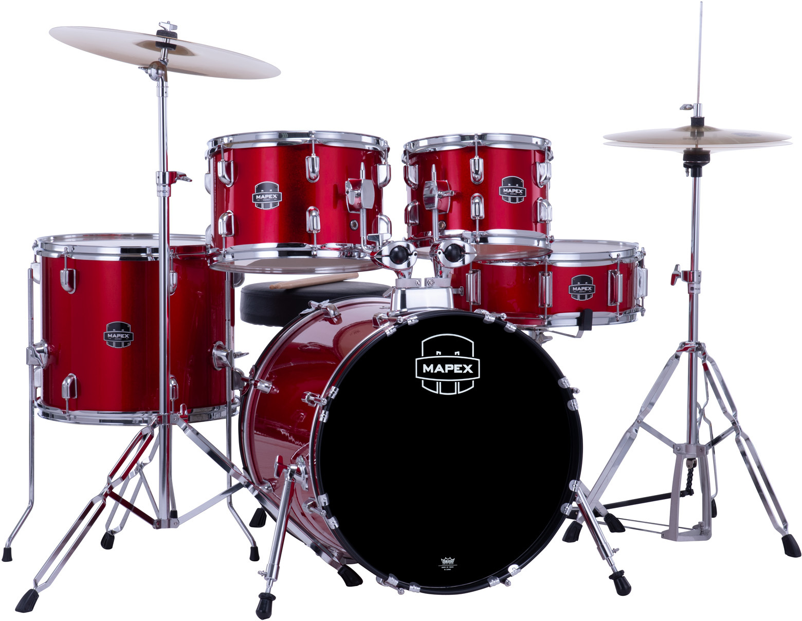 Mapex Comet 18 Jazz Junior Kit - 5 FÛts - Infra Red - Junior drumstel - Main picture