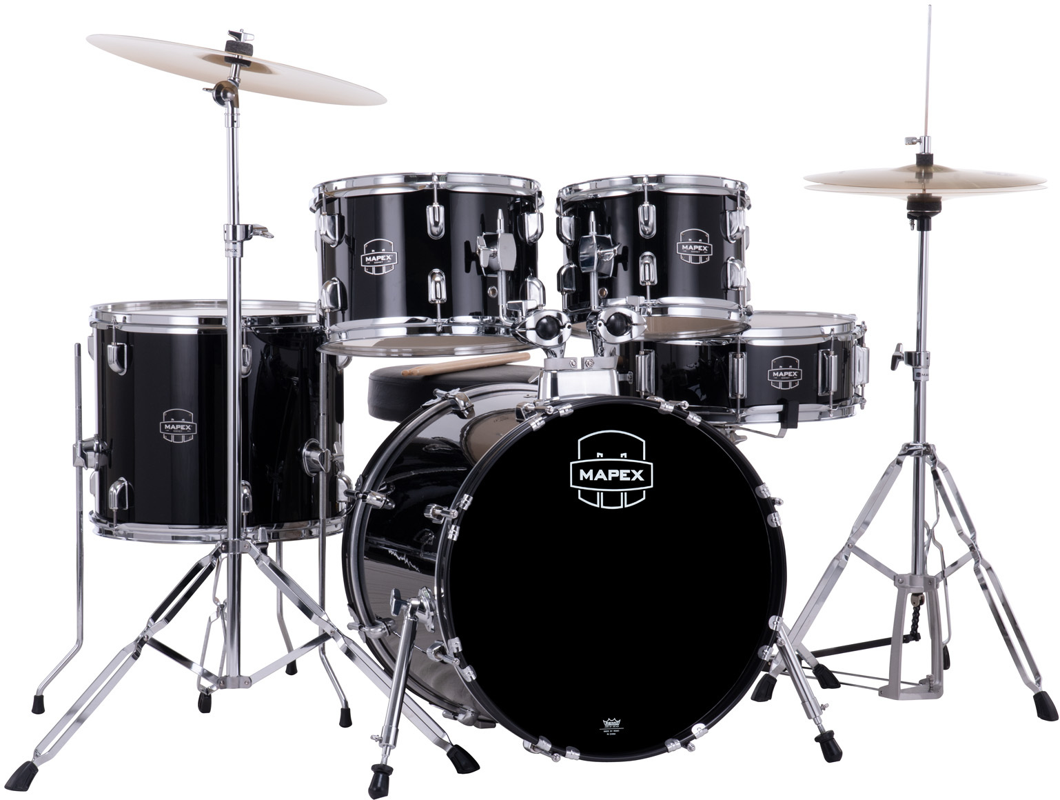 Mapex Comet 18 Jazz Junior Kit - Noir - Junior drumstel - Main picture