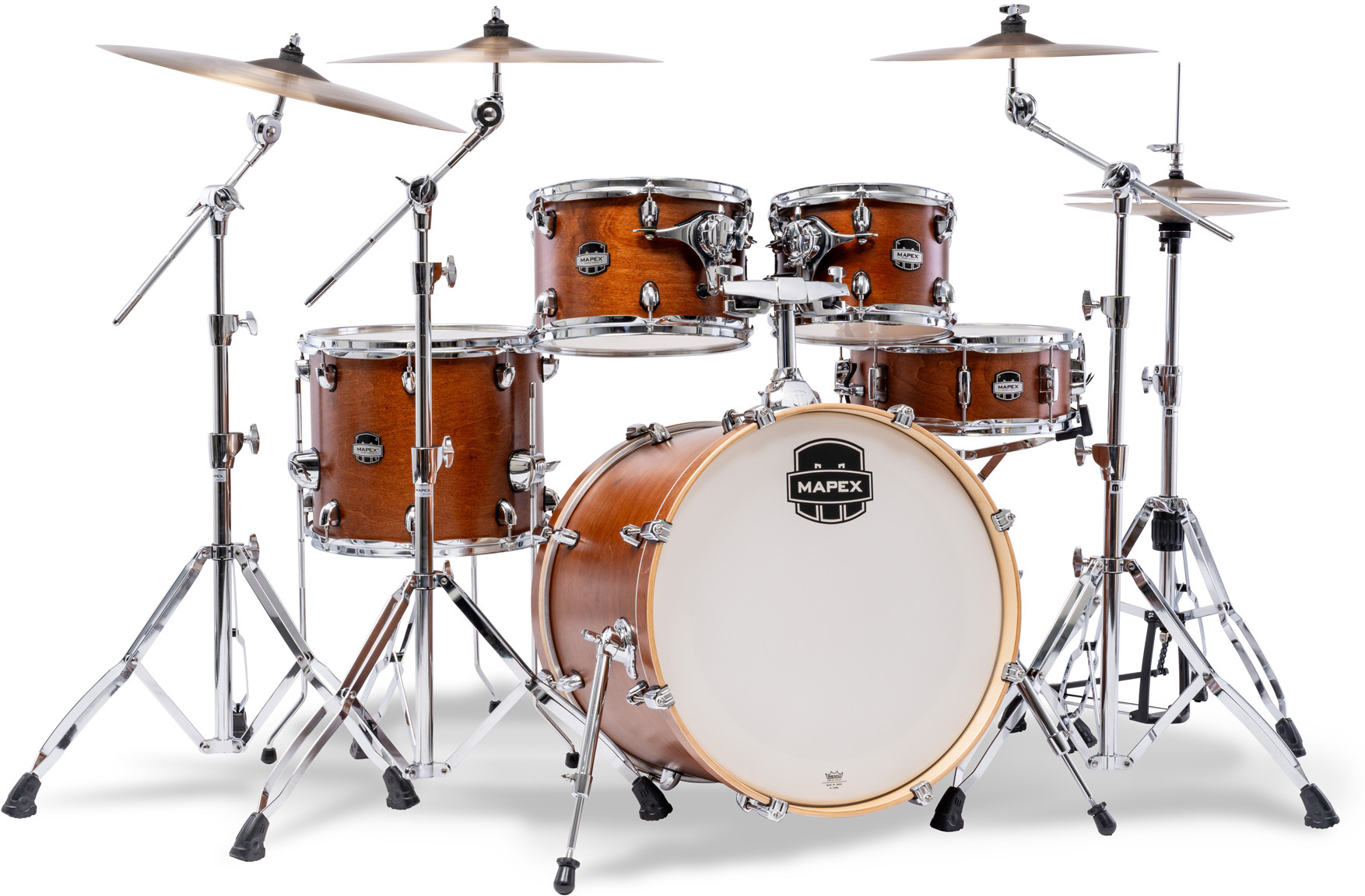 Mapex Mars Maple 20'' / 5f - 5 FÛts - Cortado Satin - Fusion drumstel - Main picture