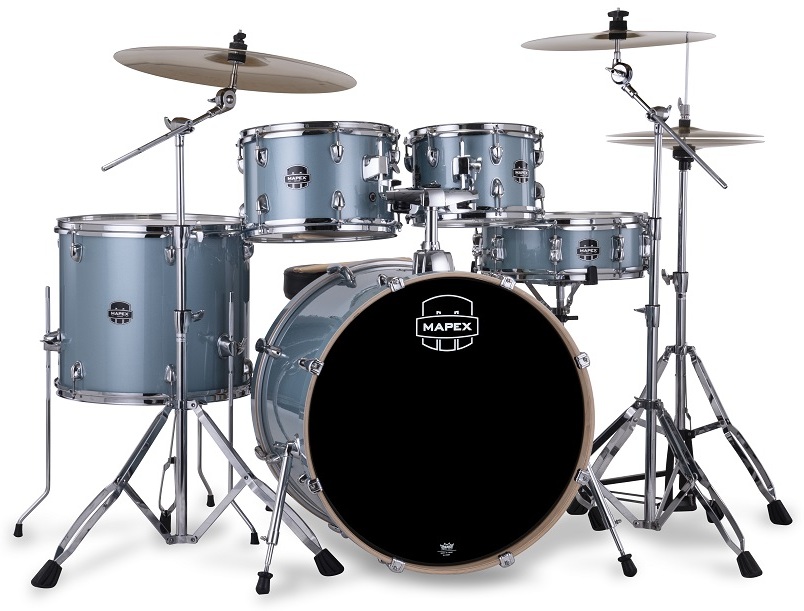 Mapex Venus Fusion 20'' - 5 FÛts - Aqua Blue Sparkle - Fusion drumstel - Main picture
