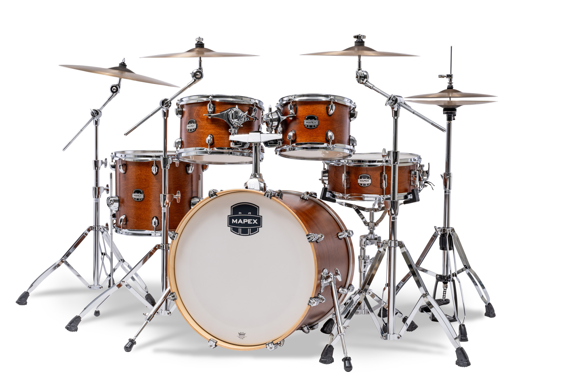 Mapex Mars Maple 20'' / 5f - 5 FÛts - Cortado Satin - Fusion drumstel - Variation 1