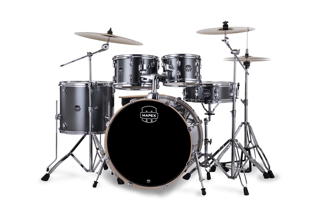 Mapex Venus Fusion 20'' - 5 FÛts - Steel Blue Metallic - Fusion drumstel - Variation 1