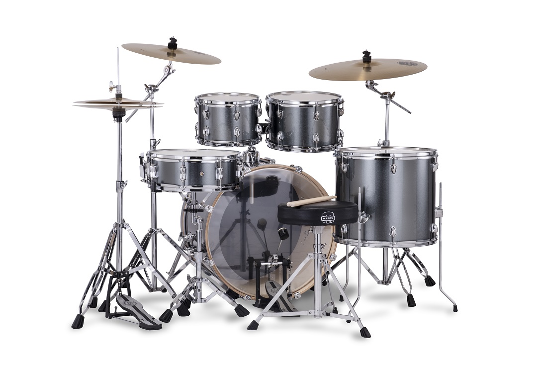 Mapex Venus Fusion 20'' - 5 FÛts - Steel Blue Metallic - Fusion drumstel - Variation 2
