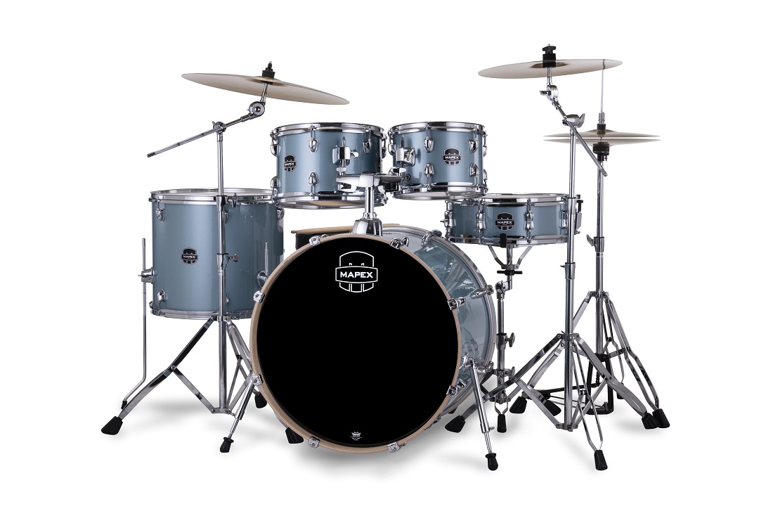 Mapex Venus Rock 22'' - 5 FÛts - Aqua Blue Sparkle - Rock drumstel - Variation 2