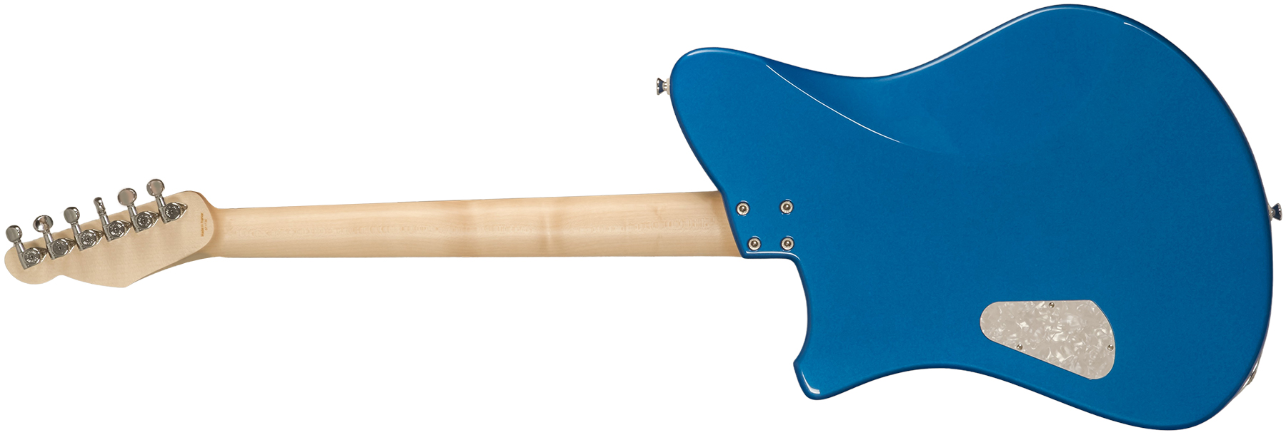 Marceau Guitars Deferlante Standard 2s Trem Pf #s71724 - Lake Placid Blue - Retro-rock elektrische gitaar - Variation 1