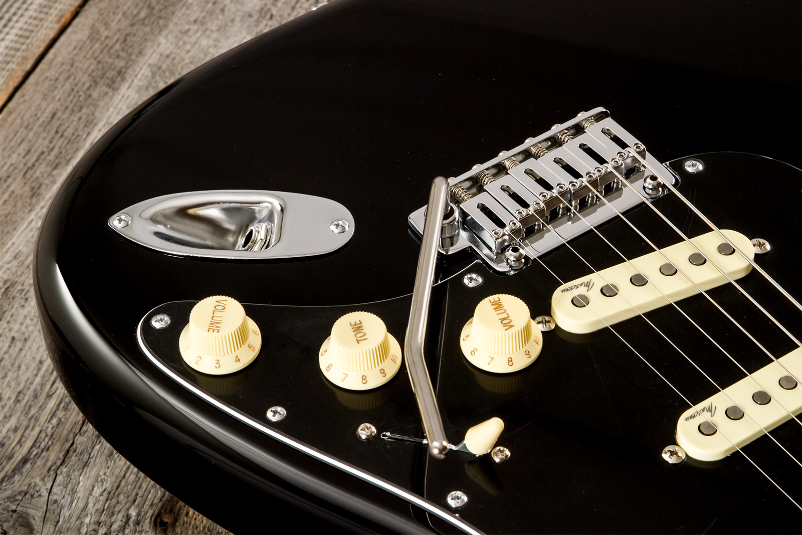 Marceau Guitars Experience Traditional 3s Trem Pf #t226724 - Black - Elektrische gitaar in Strat vorm - Variation 3