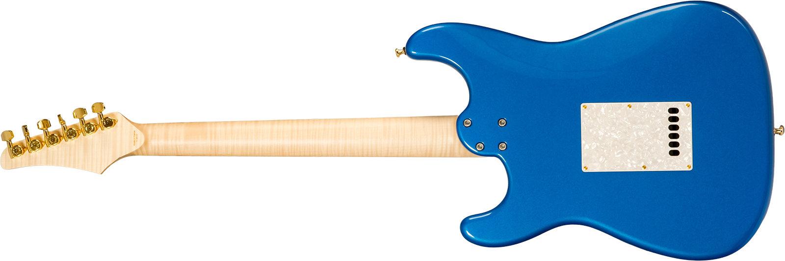 Marceau Guitars Experience Traditional Hss Trem Eb #t226424 - Lake Placid Blue - Elektrische gitaar in Strat vorm - Variation 1