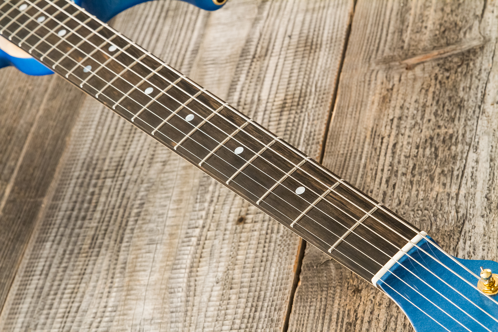 Marceau Guitars Experience Traditional Hss Trem Eb #t226424 - Lake Placid Blue - Elektrische gitaar in Strat vorm - Variation 5