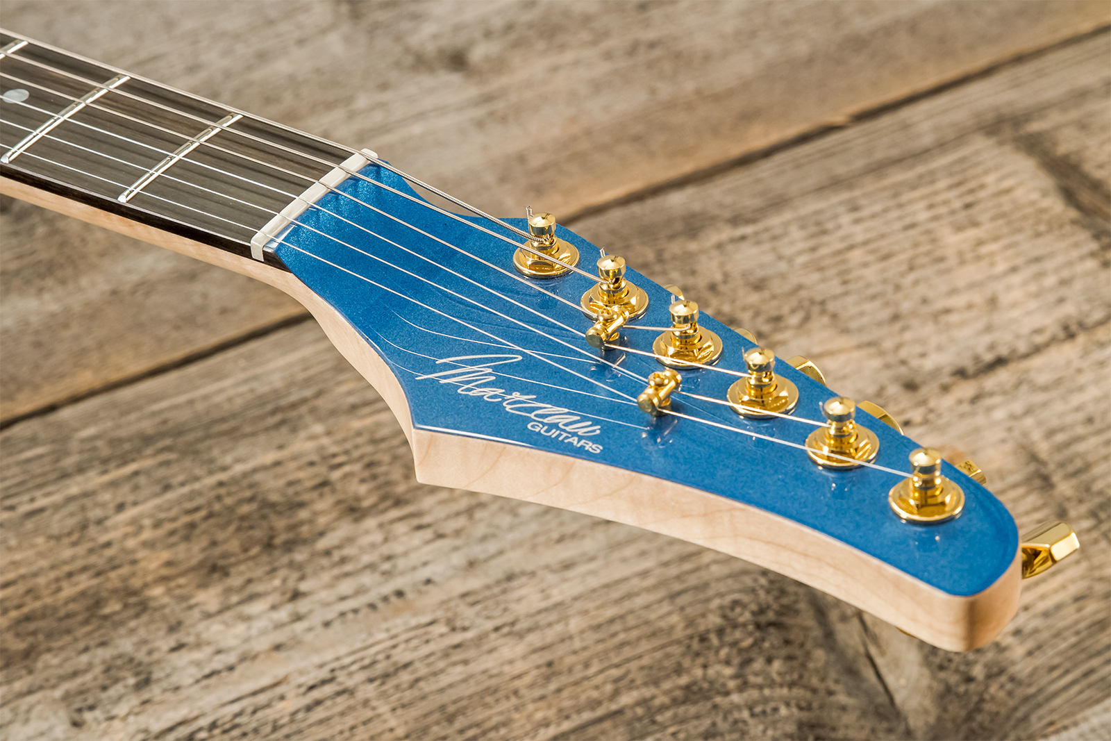 Marceau Guitars Experience Traditional Hss Trem Eb #t226424 - Lake Placid Blue - Elektrische gitaar in Strat vorm - Variation 6