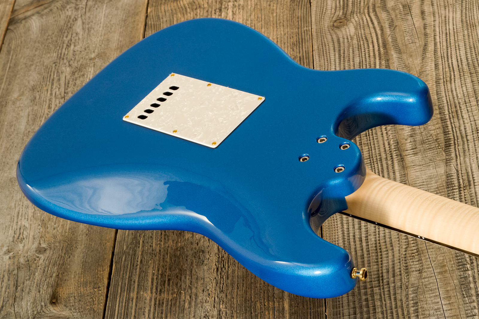 Marceau Guitars Experience Traditional Hss Trem Eb #t226424 - Lake Placid Blue - Elektrische gitaar in Strat vorm - Variation 7