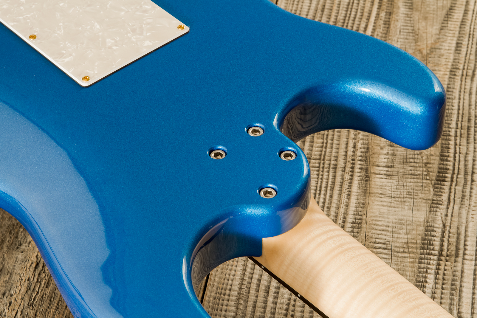 Marceau Guitars Experience Traditional Hss Trem Eb #t226424 - Lake Placid Blue - Elektrische gitaar in Strat vorm - Variation 8