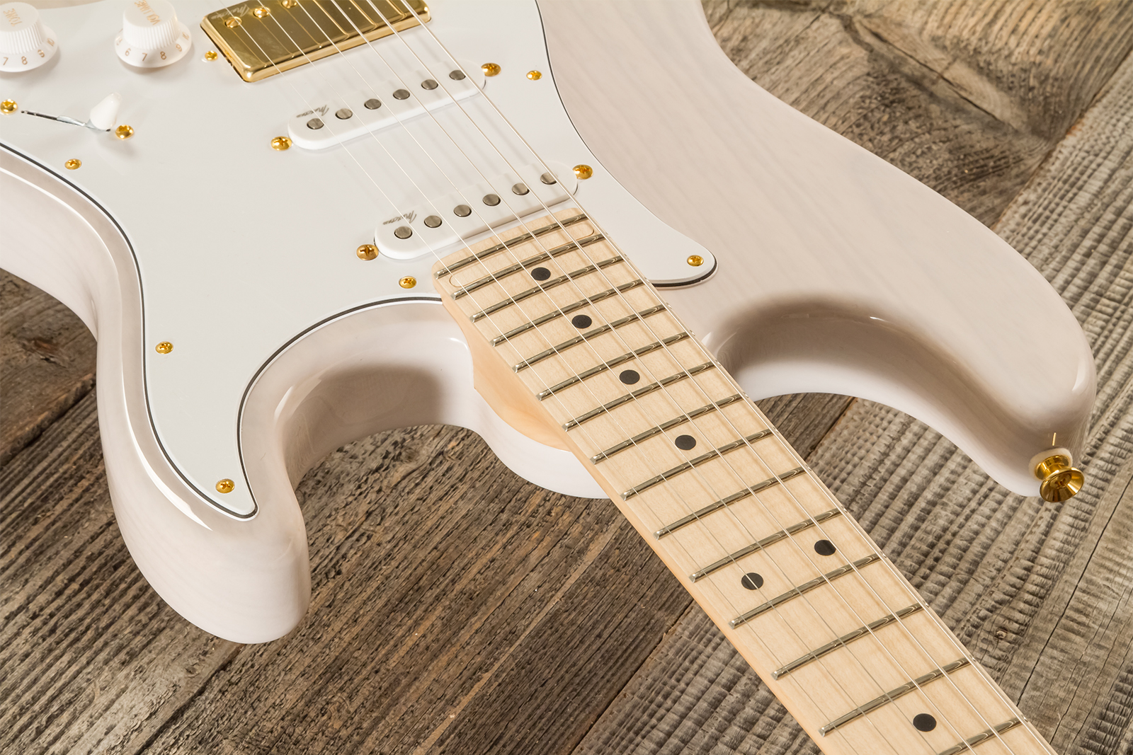 Marceau Guitars Experience Traditional Hss Trem Mn #t227124 - White Blonde - Elektrische gitaar in Str-vorm - Variation 4