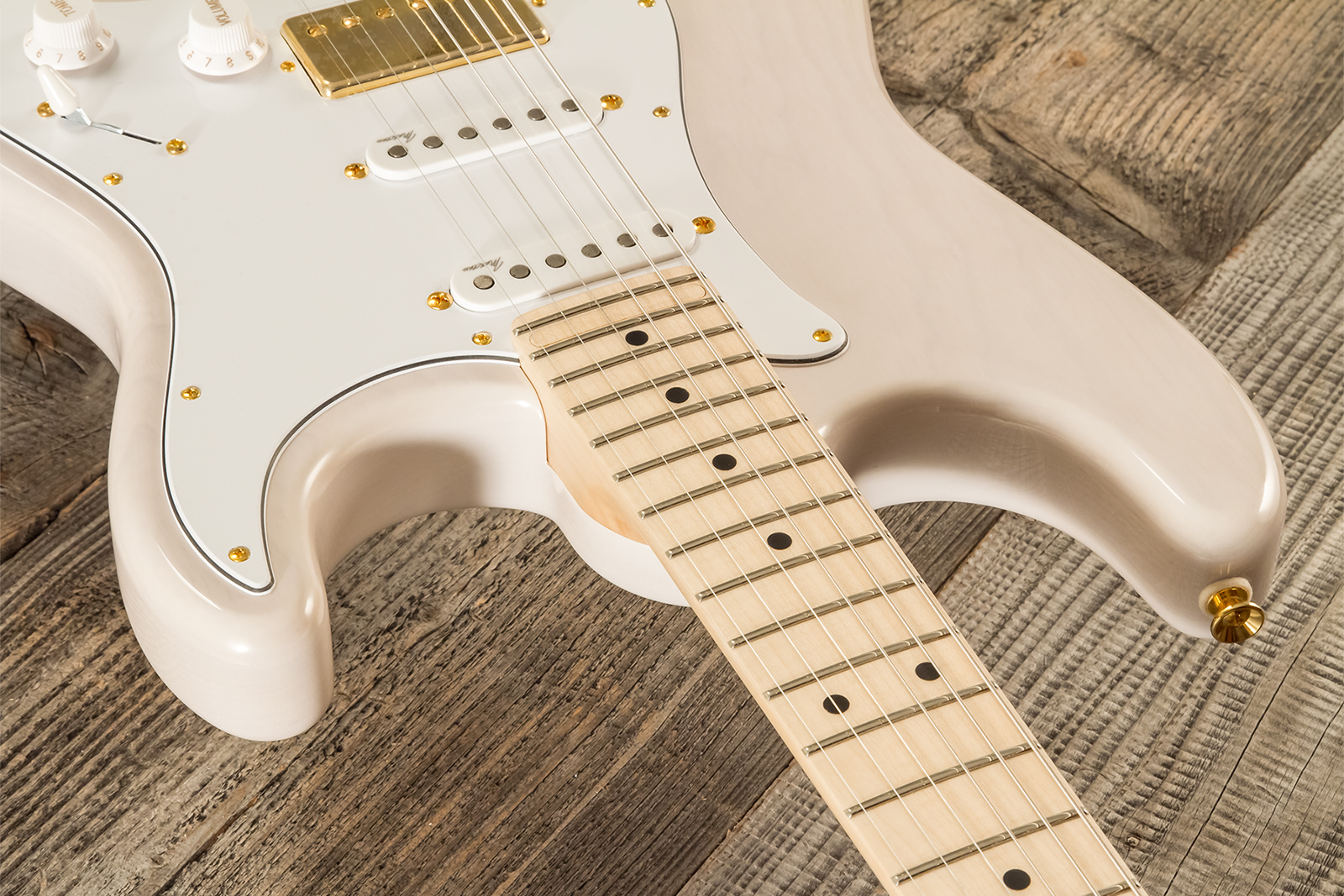 Marceau Guitars Experience Traditional Hss Trem Mn #t227224 - White Blonde - Elektrische gitaar in Str-vorm - Variation 4