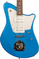 Retro-rock elektrische gitaar Marceau guitars Standard Deferlante #S71624 - lake placid blue