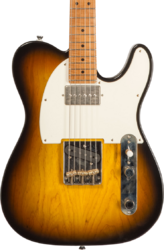 Televorm elektrische gitaar Marceau guitars Traditional Elegante #T316324 - Soft relic 3 tons burst