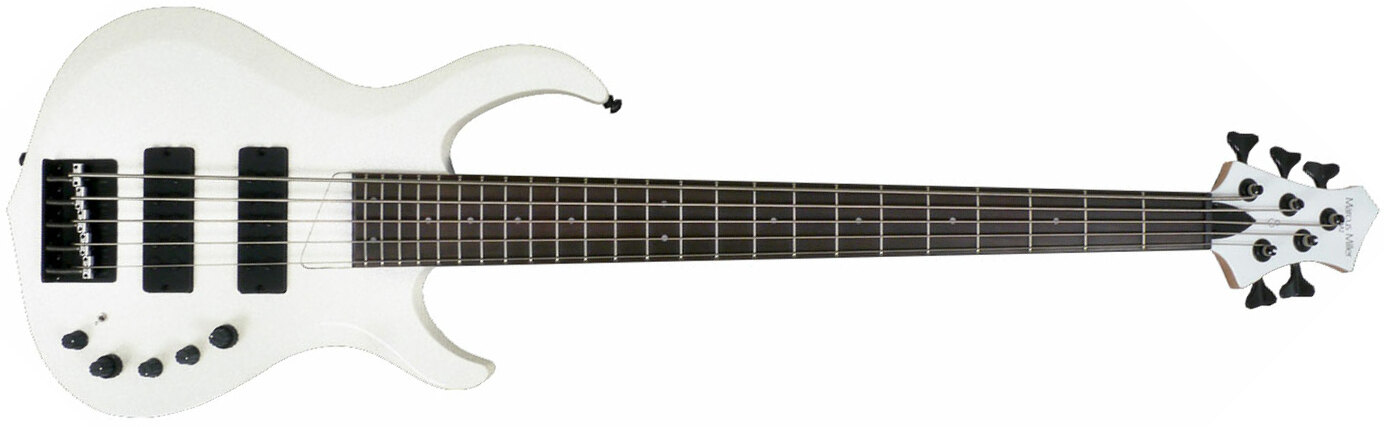 Marcus Miller M2 5st Whp Active Rw - White Pearl - Solid body elektrische bas - Main picture