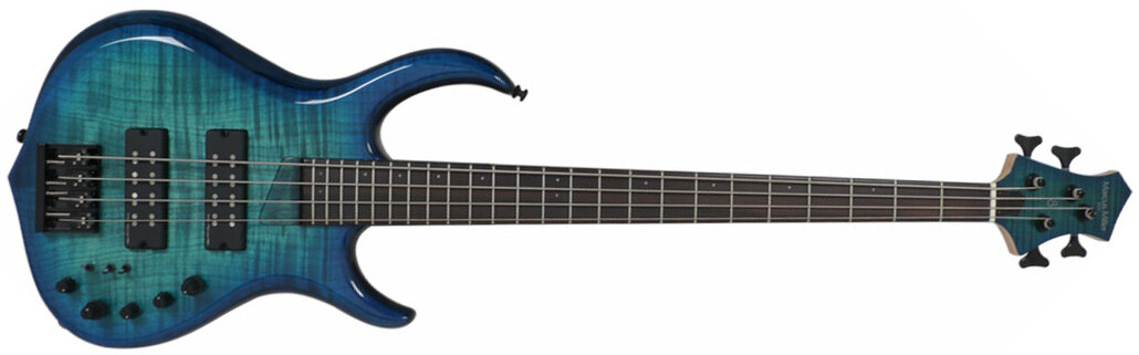 Marcus Miller M7 Alder 4st 2nd Generation Eb Sans Housse - Trans. Blue Burst - Solid body elektrische bas - Main picture