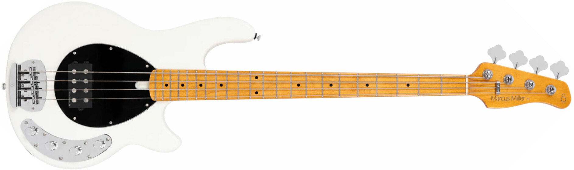 Marcus Miller Marcus Miller Z3 4st 4c Active Mn - Antique White - Solid body elektrische bas - Main picture