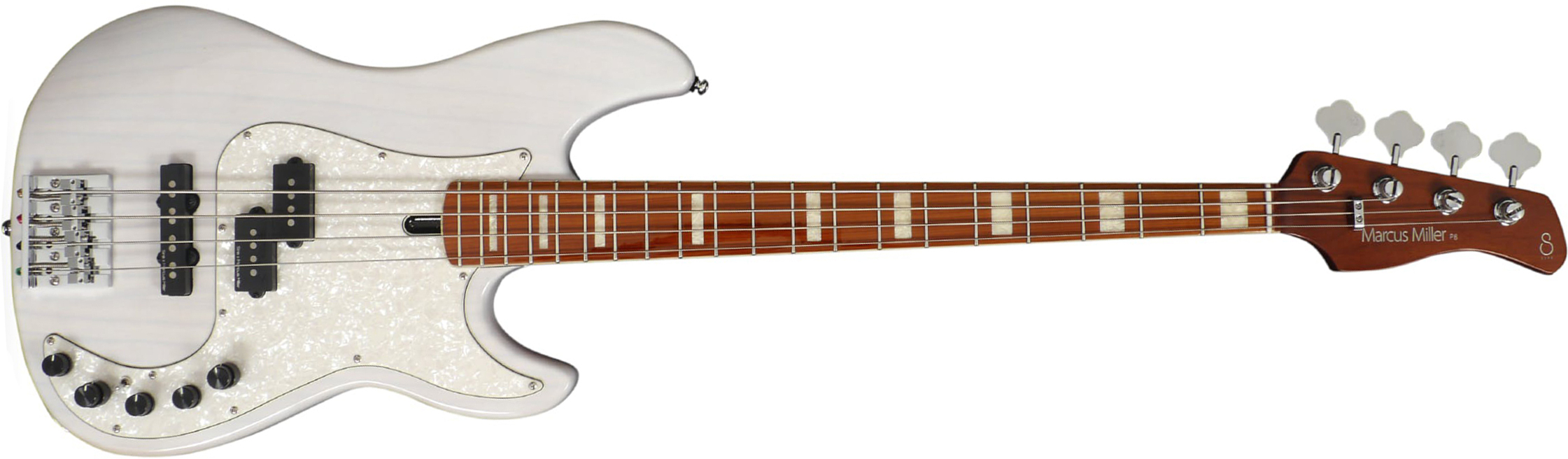 Marcus Miller P8 4st Active Mn - White Blonde - Solid body elektrische bas - Main picture