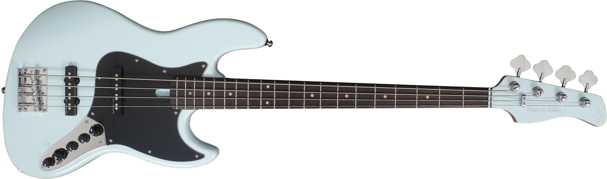 Marcus Miller V3 4st 2nd Generation Active Rw Sans Housse - Sonic Blue - Solid body elektrische bas - Main picture