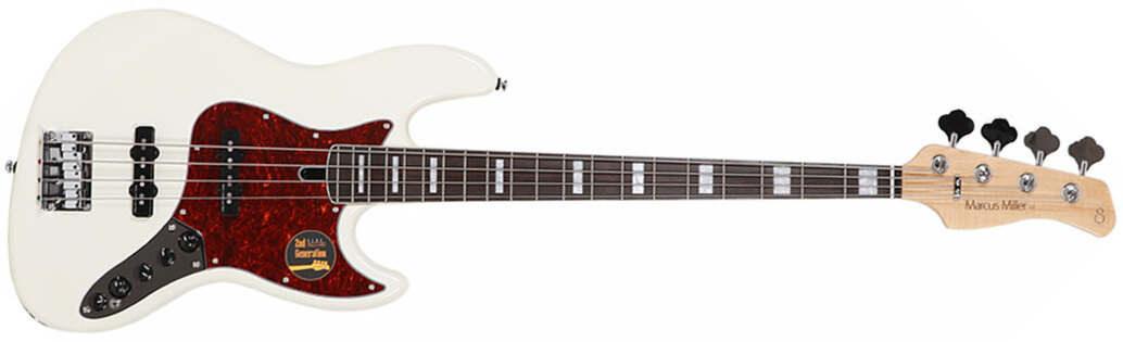 Marcus Miller V7 Alder 4st 2nd Generation Fretless Eb Sans Housse - Antique White - Solid body elektrische bas - Main picture