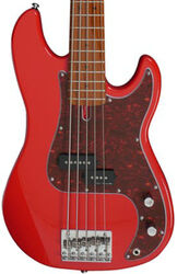 Solid body elektrische bas Marcus miller P5 Alder 5ST - Dakota red