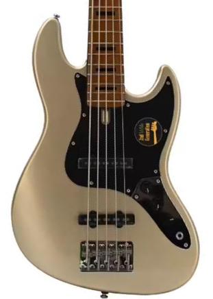 Solid body elektrische bas Sire Marcus Miller V5 Alder 5ST 5-String - Champagne gold metallic