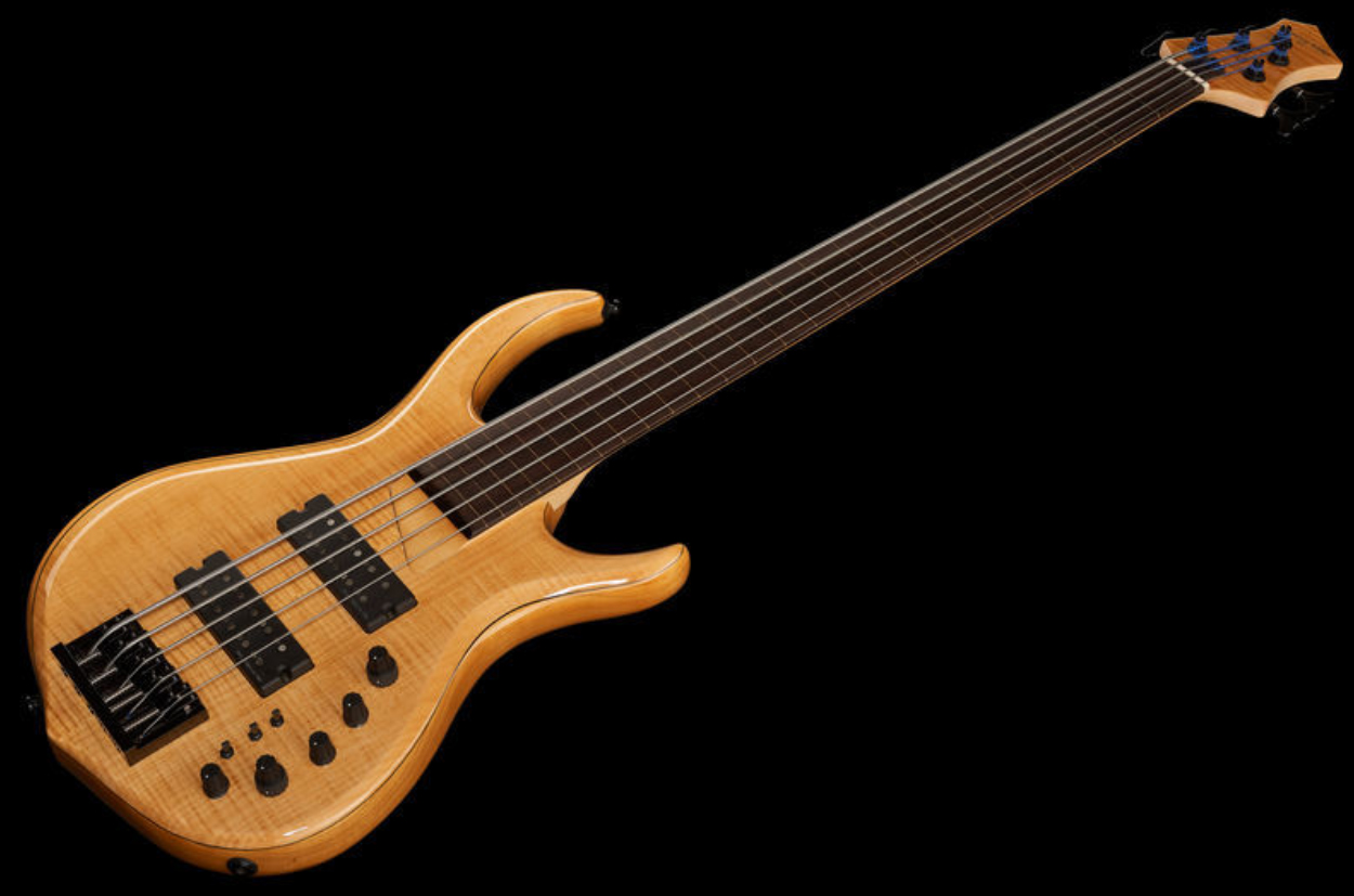 Marcus Miller M7 Swamp Ash 5st Fretless 2nd Generation Eb Sans Housse - Natural - Solid body elektrische bas - Variation 1