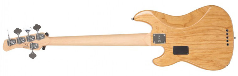 Marcus Miller P7 Swamp Ash Fretless 5st 2nd Generation 5c Active Mn Sans Housse - Natural - Solid body elektrische bas - Variation 1