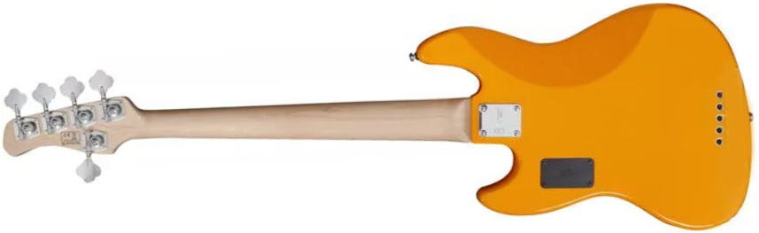 Marcus Miller V3p 5st 5c Rw - Orange - Solid body elektrische bas - Variation 1