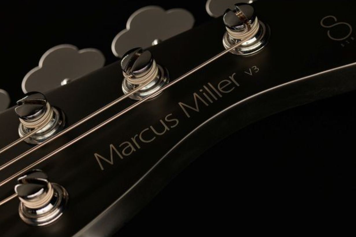 Marcus Miller V3p 5st 5c Rw - Black Satin - Solid body elektrische bas - Variation 3