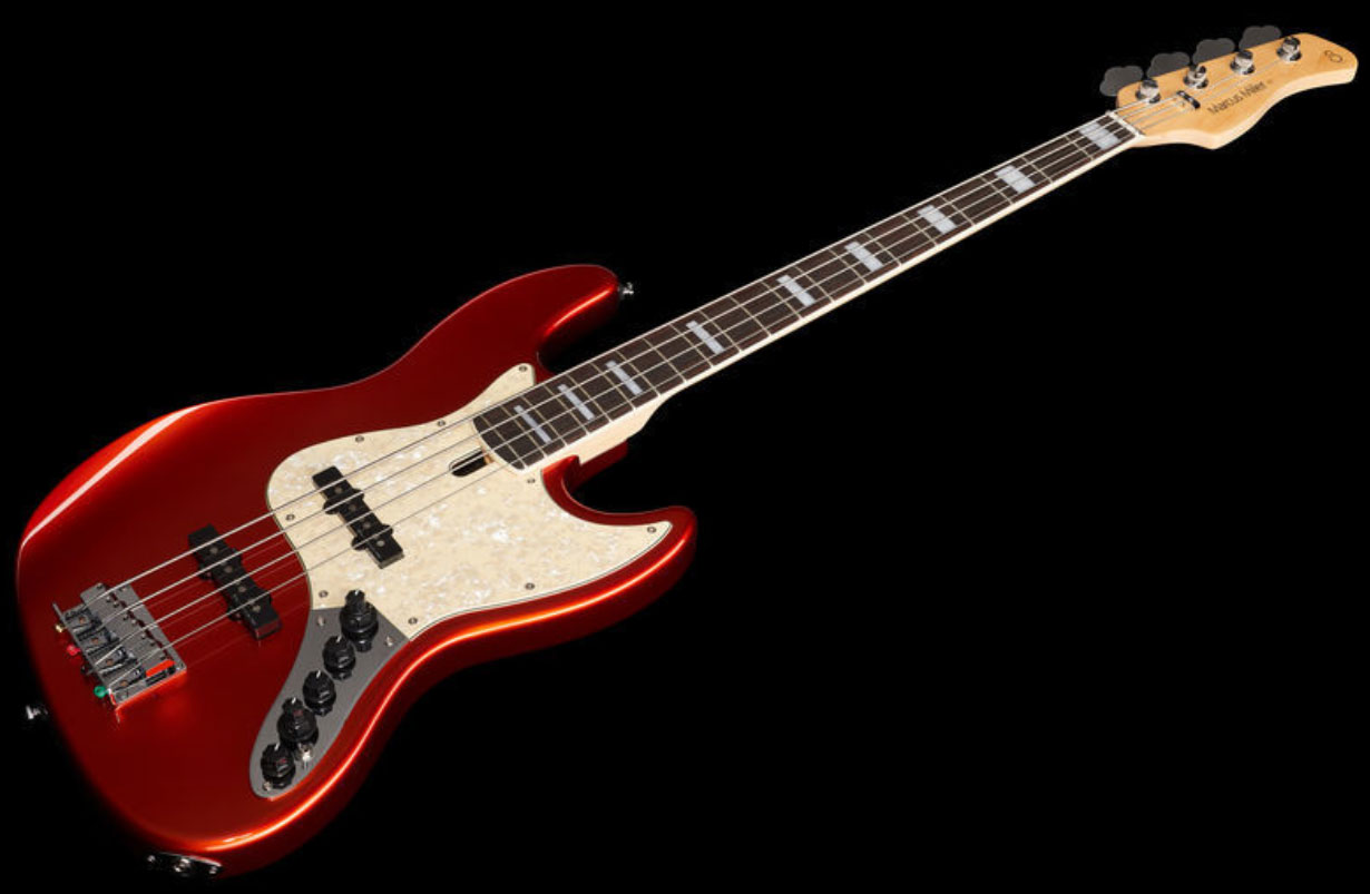 Marcus Miller V7 Alder 4st 2nd Generation 4-cordes Eb Sans Housse - Bright Metallic Red - Solid body elektrische bas - Variation 1