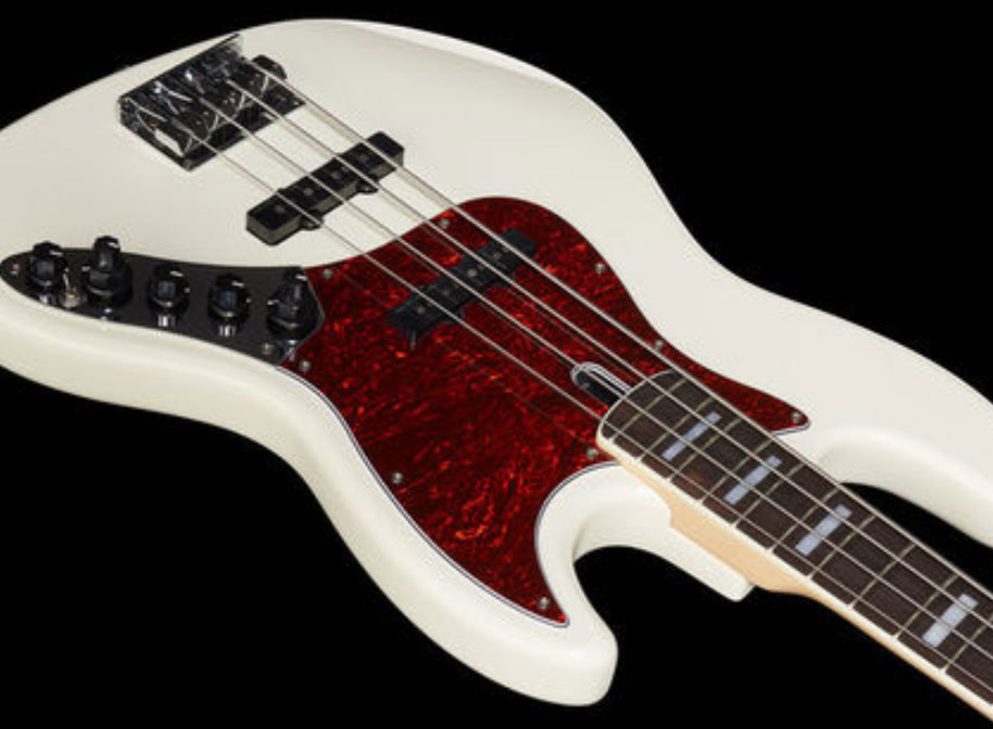 Marcus Miller V7 Alder 4st 2nd Generation Fretless Eb Sans Housse - Antique White - Solid body elektrische bas - Variation 2