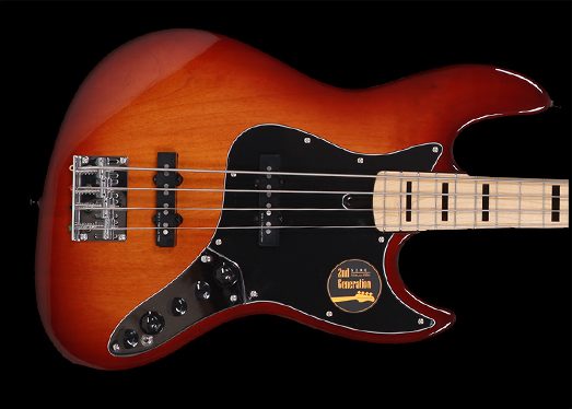 Marcus Miller V7 Vintage Alder 4st Lh 2nd Generation 4c Gaucher Active Mn Sans Housse - Tobacco Sunburst - Solid body elektrische bas - Variation 1