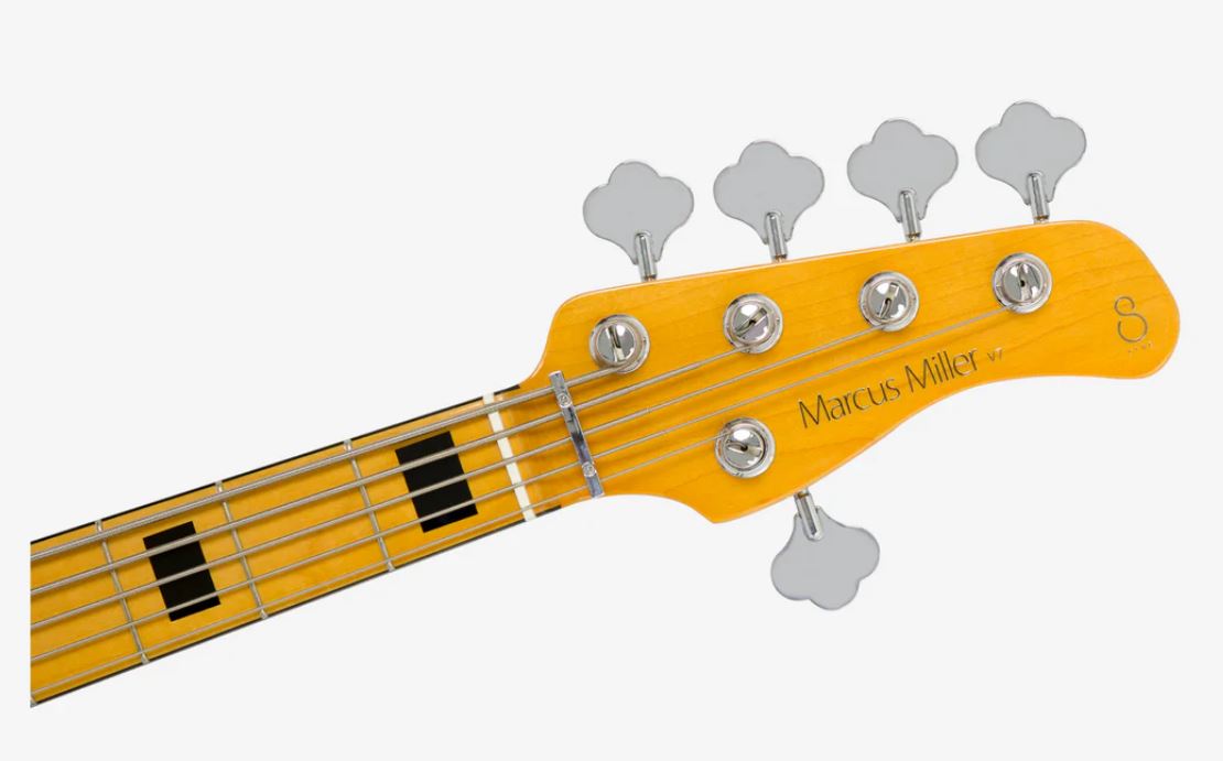 Marcus Miller V7 Vintage Alder 5st Awh Mn Active - Antique White - Solid body elektrische bas - Variation 1