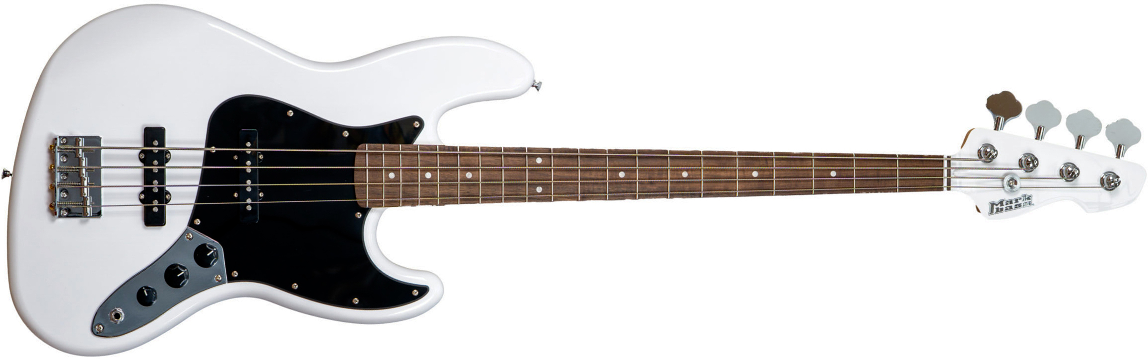 Markbass Mb Jb Lau - White - Solid body elektrische bas - Main picture